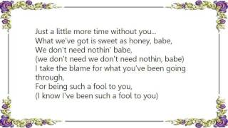 Code Red - Just a Little More Lyrics