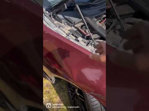Changing a g37 fender in 12 seconds