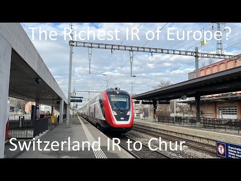 RICHEST IR IN EUROPE? TRIP REPORT | IR 13 | St Marghreten SG to Chur | IR 13 SBB | SBB | 1st class