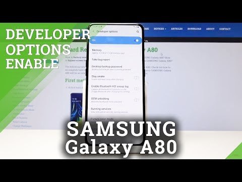 How to Activate Developer Options in SAMSUNG Galaxy A80 - Enable OEM Unlock