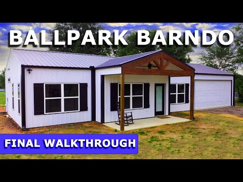 Ballpark Barndominium Final Walkthrough  |  1,002 sq. ft. 2 bed/2 bath