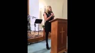 Jessica Squires Singing Amazing Grace