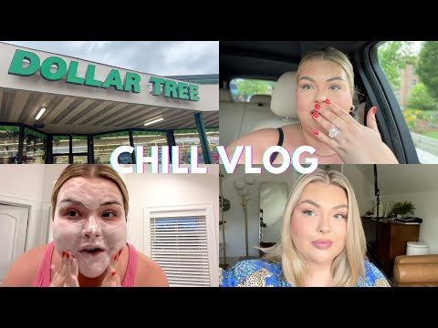 dollar tree, skincare + anniversary prep | vlog
