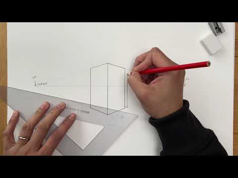 Year 9 - 2 Point Perspective City Scape (Part 1)