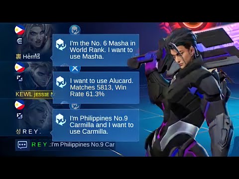 Noob Alucard Met Supreme Pro Players in Solo Ranked! | They Laugh at Me But I Carry Them! | mlbb