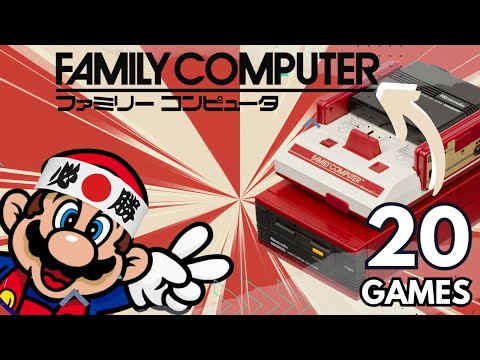 ⛩️🔴 20 Nintendo NES games JAPAN exclusive  | STRANGE games or 💎 HIDDEN GEMS❓