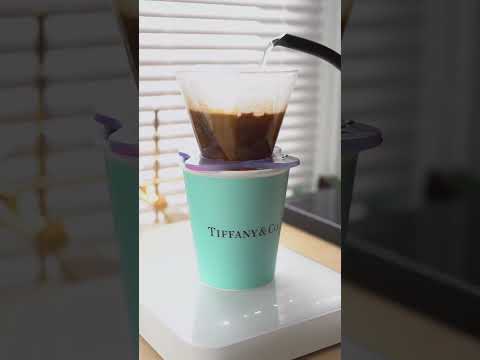 Unboxing beautiful Tiffany Coffee Cups Handcrafted works of art. #coffeelover #homebrew