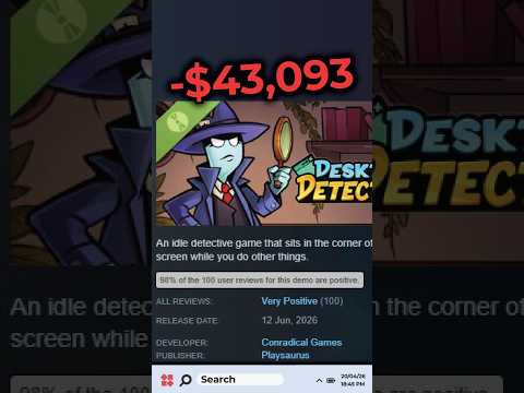 This indie dev may go BROKE #gamedev
