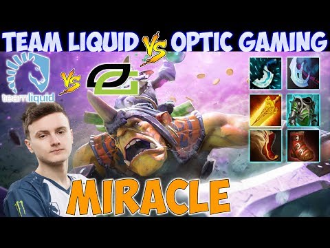 Miracle - Alchemist Gameplay Team Liquid vs Optic Gaming game 1  | TI8 Main Event