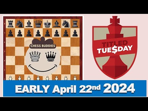 Kadric, D vs Andreikin, D || Titled Tue 2nd April Early 2024 @chessbuddies 🔴 #TitledTuesday