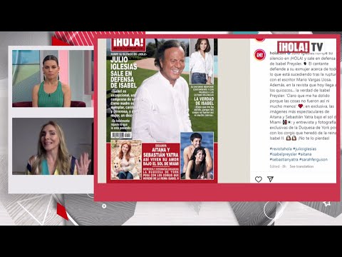 Julio Iglesias sale en defensa de su ex esposa Isabel Preysler con afectuosas palabras | ¡HOLA! TV