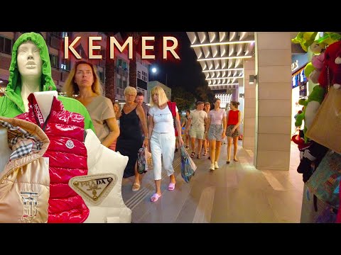 ANTALYA KEMER Evening walk SHOPPING in 🇹🇷 TURKIYE #turkey #kemer #antalya