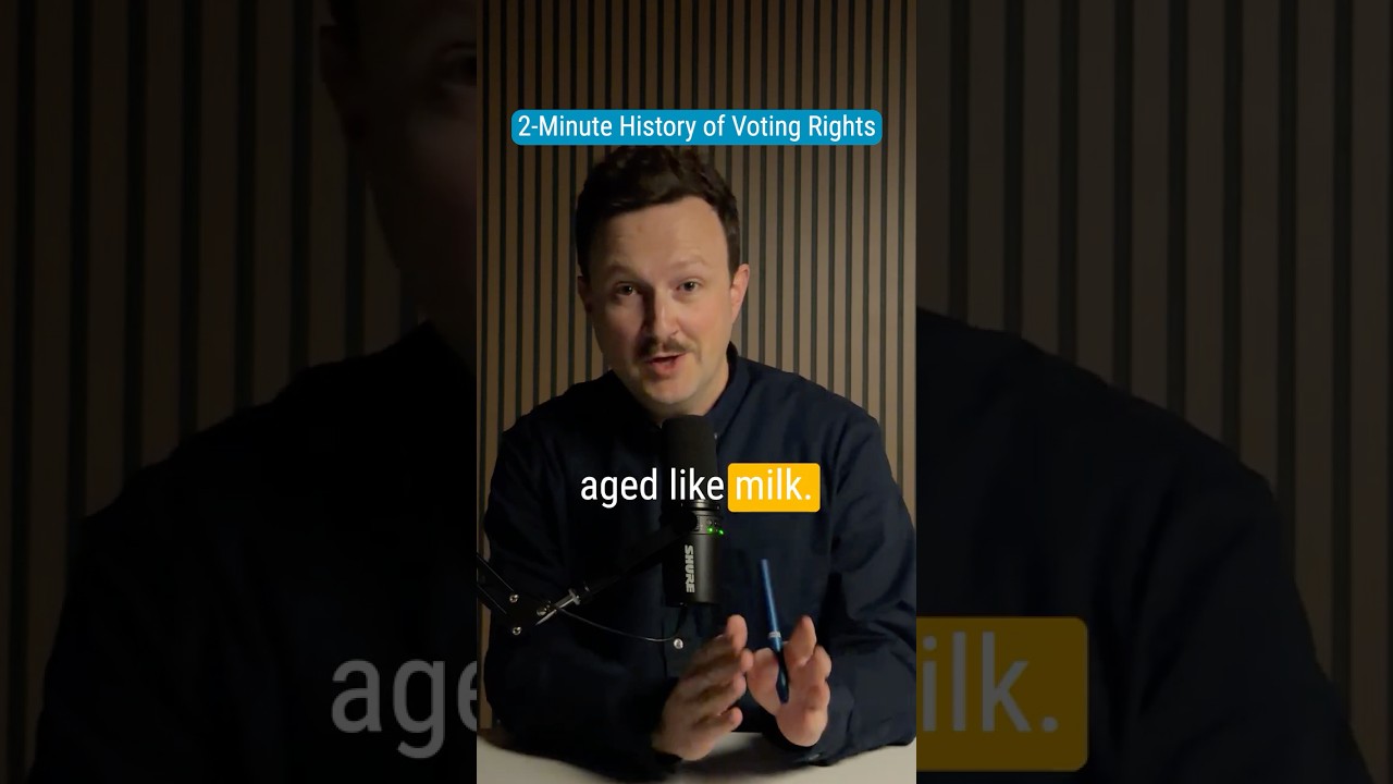 Two-minute history of voting rights in America