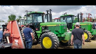 Sharp John Deere 4455 and 4555 Tractors Sold on Union, IA Auction 6/8/22