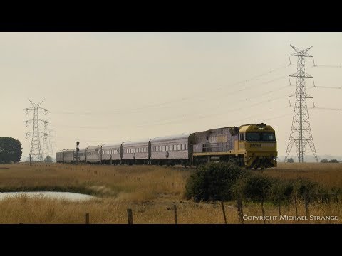6AM8 "The Overland" Passenger Train - PoathTV Australian Railways