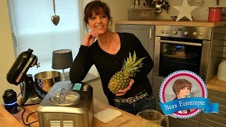 Eismaschine Gastroback mit Ananas Kokosmilch Eis #Produktvorstellung