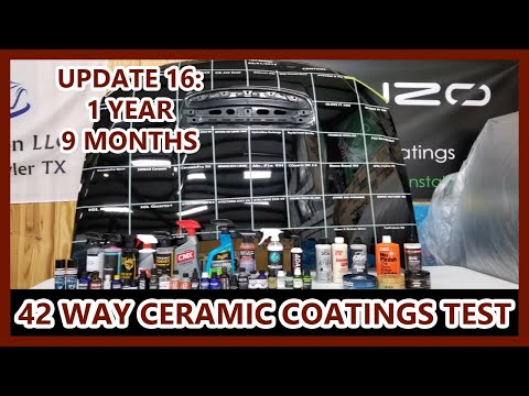 Ceramic Coating Wax Sealant Longevity Test - 42 WAY - UPDATE 16 -  1 YEAR 9 MONTH UPDATE