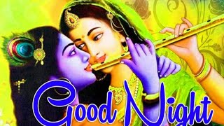 Radhe Krishna Good Night Status ! Good Night Video ! WhatsApp Status