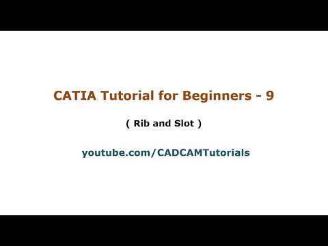 CATIA Tutorials for Beginners 1