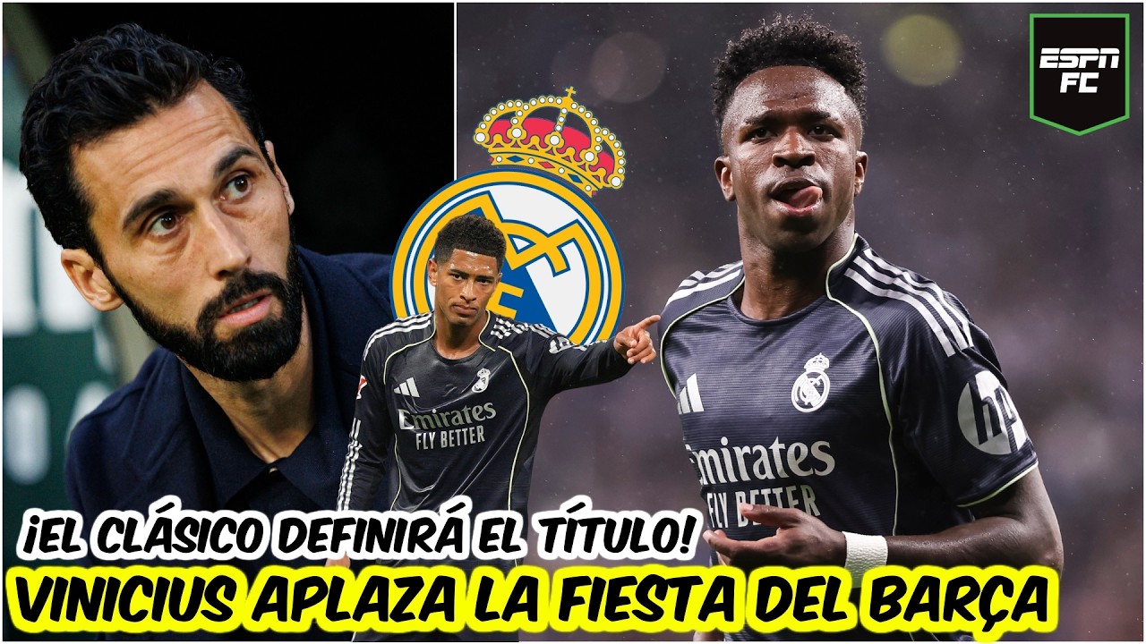 VINICIUS SALVÓ al REAL MADRID y EVITÓ TÍTULO del BARCELONA. Todo se define en EL CLÁSICO | ESPN FC