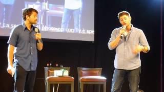 Jensen Ackles & Misha Collins Panel #1