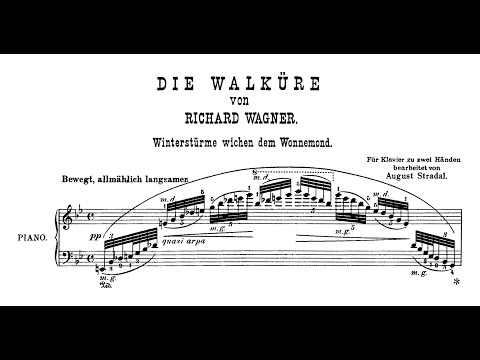 Richard Wagner - Die Walküre, Act I: Siegmund's Spring Song (Arr. August Stradal)