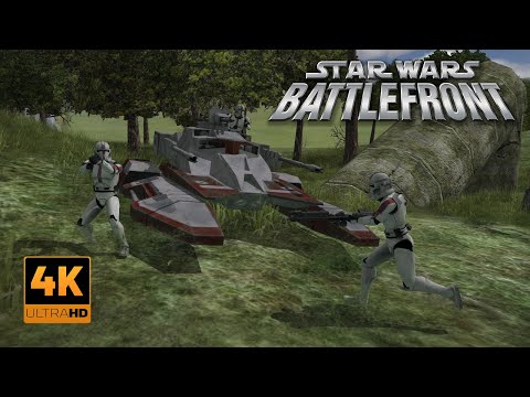 Star Wars Battlefront 2004 New Horizons TCW  - separatist vs Republic - Naboo plains - 64v64