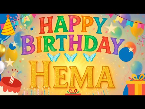 Happy Birthday Hema 🎂🎉 The Perfect Personalized Song for Hema | Best Wishes & Blessings
