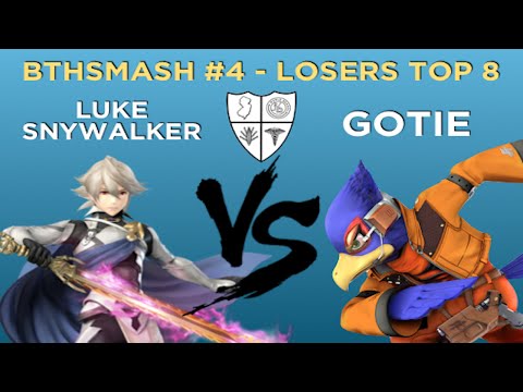 BTHSmash #4 - Luke Snywalker (Villager, Corrin) vs Gotie (Mario, Falco) - Losers Top 8 - Smash 4