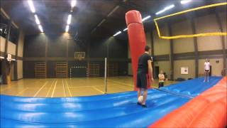 preview picture of video 'Bossaball club Mortsel 14+ tricks'