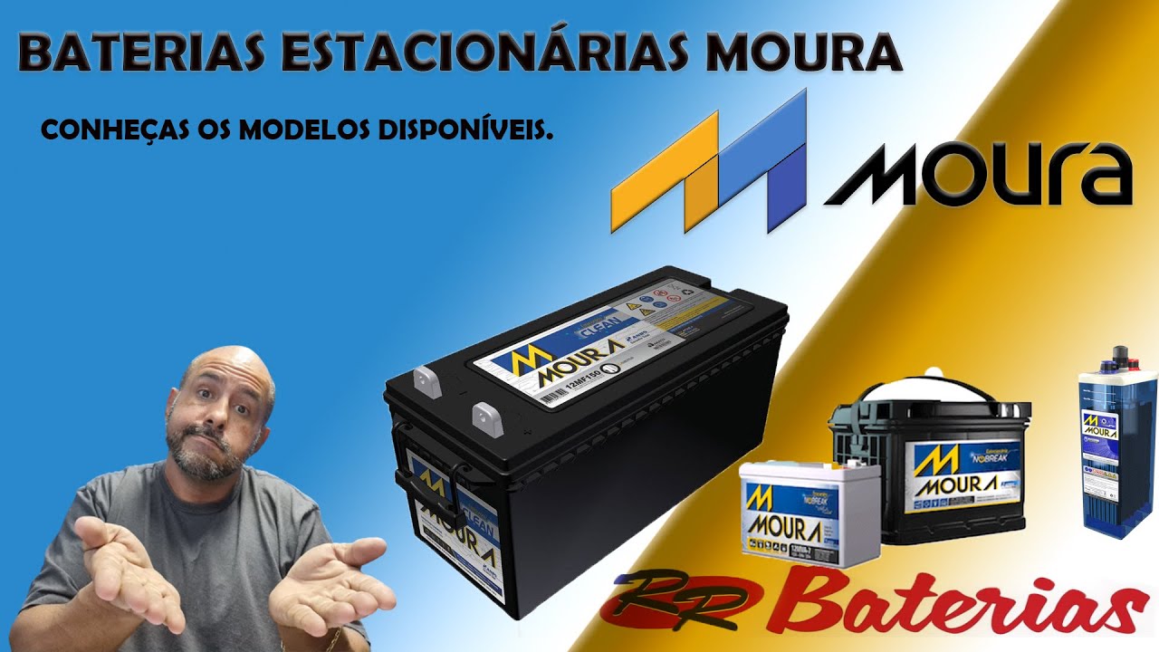 BATERIAS ESTACIONARIAS MOURA !  CONHEÇA OS MODELOS DISPONÍVEIS NO MERCADO.