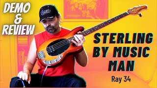 Video thumbnail for Sterling By Music Man Ray 34 Bass Review by stevekonbass