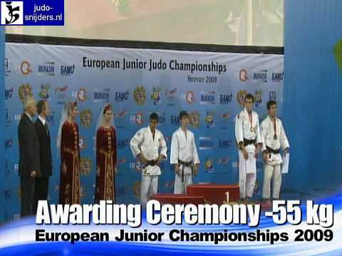 Judo 2009 Yerevan: awarding [-55kg].