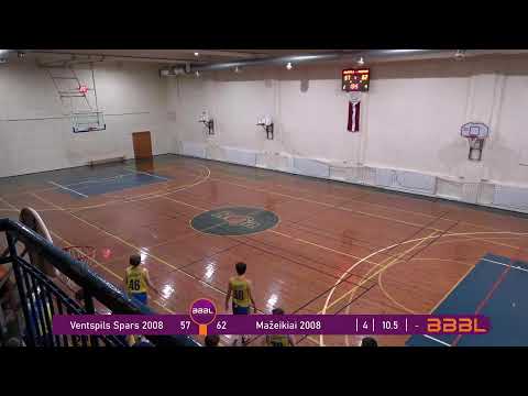 Ventspils Spars 2008 VS Mažeikiai 2008 | U14 BBBL
