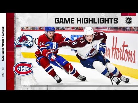 Avalanche @ Canadiens 12/2/21 | NHL Highlights