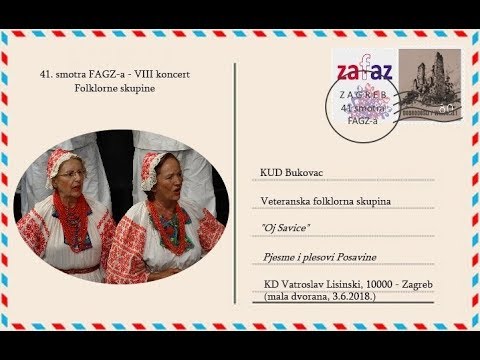 "Oj Savice", pjesme i plesovi Posavine - KUD Bukovac (veterani)