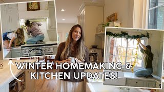 Cozy Kitchen Updates & Simple Holiday Decor