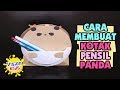 Viral CARA MEMBUAT KOTAK PENSIL PANDA DAUR ULANG DIY, Video cara membuat tempat pensil meja viral!