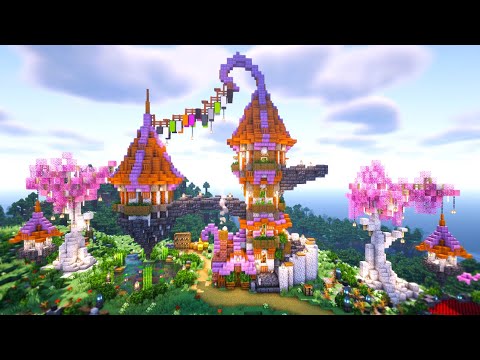 Minecraft | How to Build a Wizard Tower Tutorial