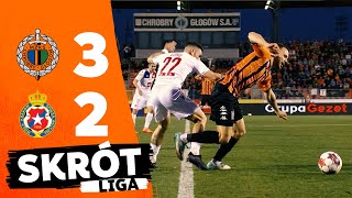 Wideo: Fortuna 1 Liga: Chrobry Gogw - Wisa Krakw 3:2 | skrt