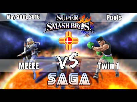 SAGA - MEEE(Sheik) vs. Twin 1(Little Mac) - Pools - Smash 4
