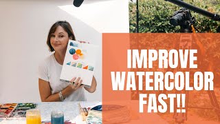 Watercolor Tips That Will Make You Better Way Faster!!