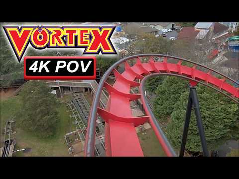 Front row point of view footage of Vortex