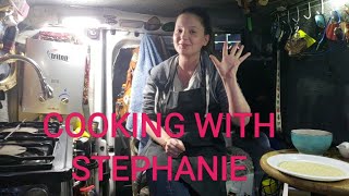 preview picture of video 'SOMETHING DIFFERENT COOKING WITH STEPHANIE IN A TINY RAM PROMASTER CITY'