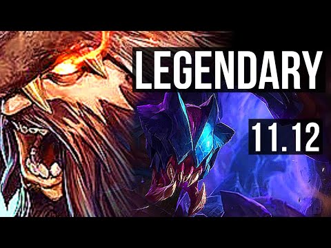 UDYR vs REK'SAI (JUNGLE) | 15/0/3, Legendary, 400+ games | NA Master | v11.12