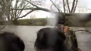 Drahthaar: Cazando patos en el río