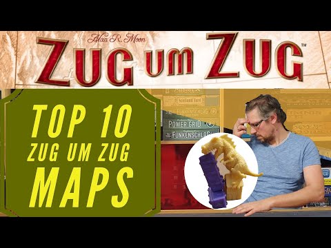 Top 10 - Zug um Zug - Map Collection / Grundspiele / Brettspiele / Erweiterungen