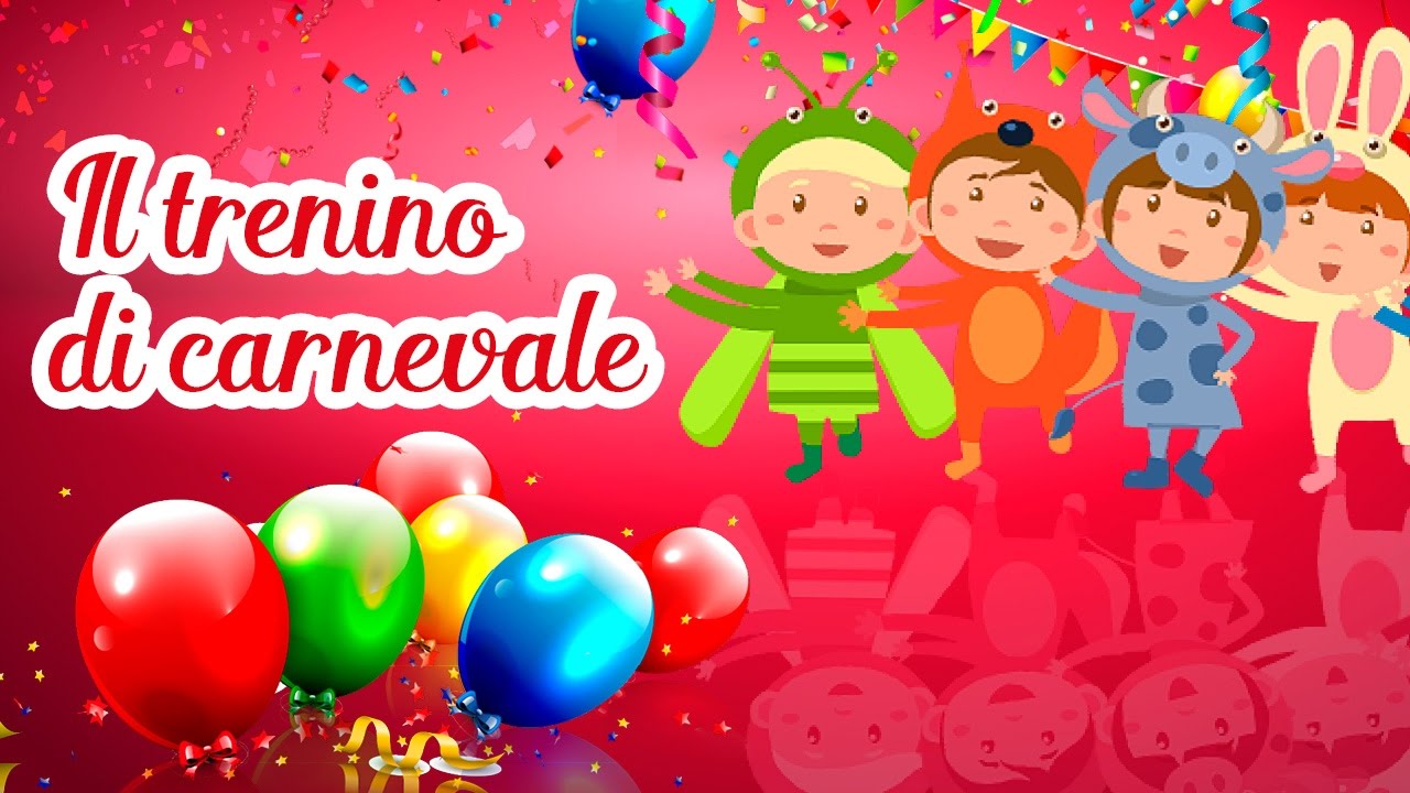 Il trenino di carnevale - Canzoni per bambini @Renatoloscienziato