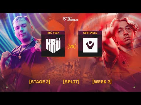 KRÜ Visa vs Sentinels - VCT Americas Stage 2 - W2D1 - Map 2