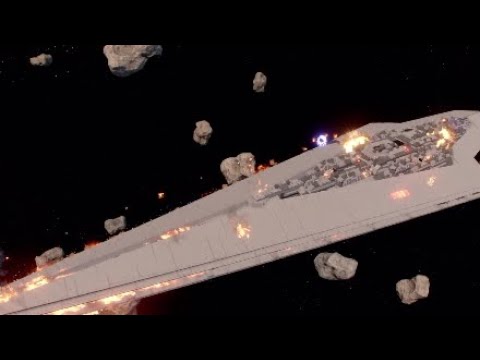 Lego star wars: The Skywalker SAGA | taking down an executor class starfreighter